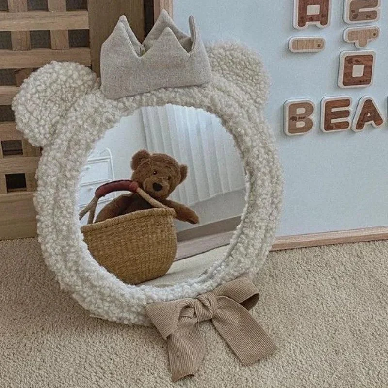 Bear Mirror - BearMirror - Children's Design - Nice for baby room - 26cm -  - #tag1#
