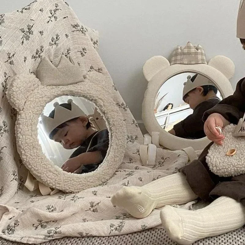 Bear Mirror - BearMirror - Children's Design - Nice for baby room - 26cm -  - #tag1#