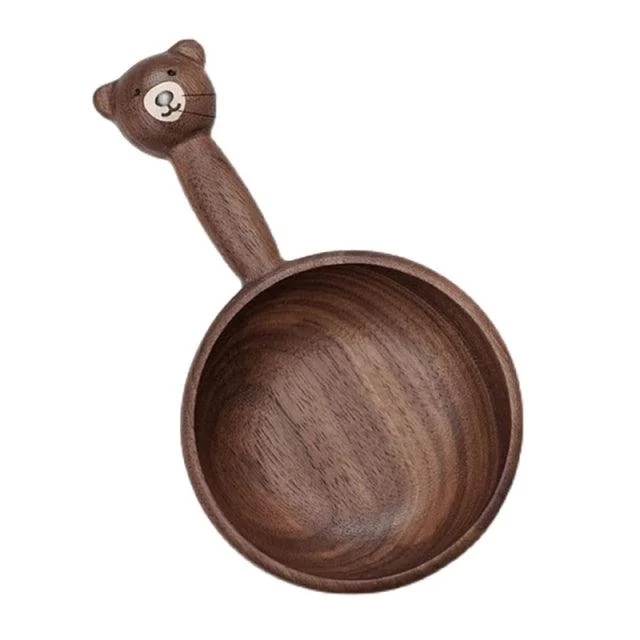 Bear Wooden Bowl -