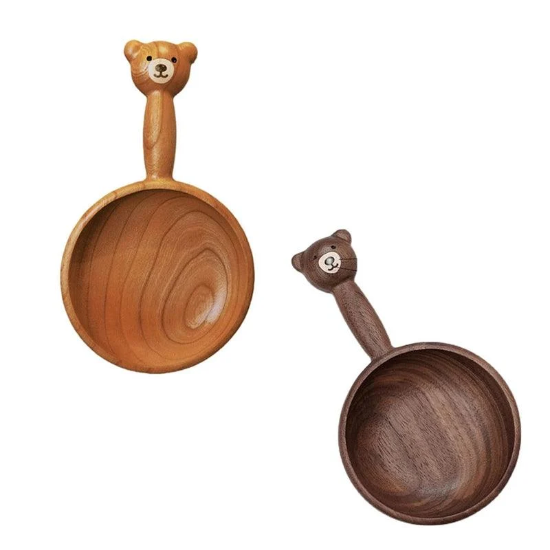 Bear Wooden Bowl -