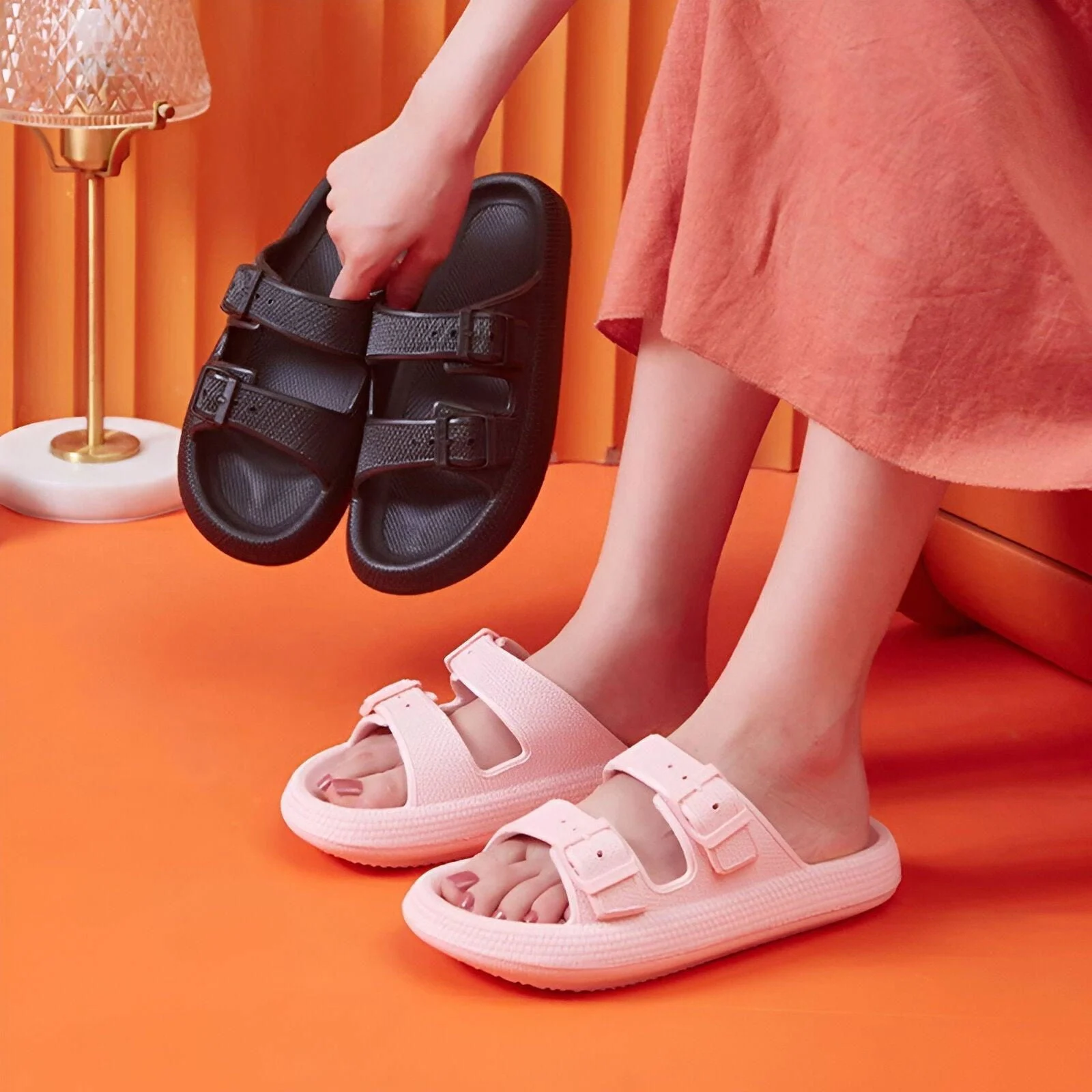 Beatrix - Ergonomic, buckle-free cloud slippers -  - #tag1#
