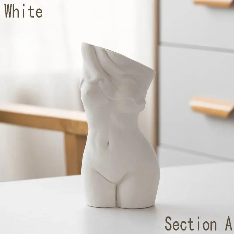Beautiful Abstract Style Body Art Ceramic Vase -  - #tag1#