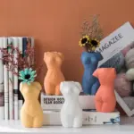 Beautiful Abstract Style Body Art Ceramic Vase tag1