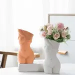 Beautiful Abstract Style Body Art Ceramic Vase tag1