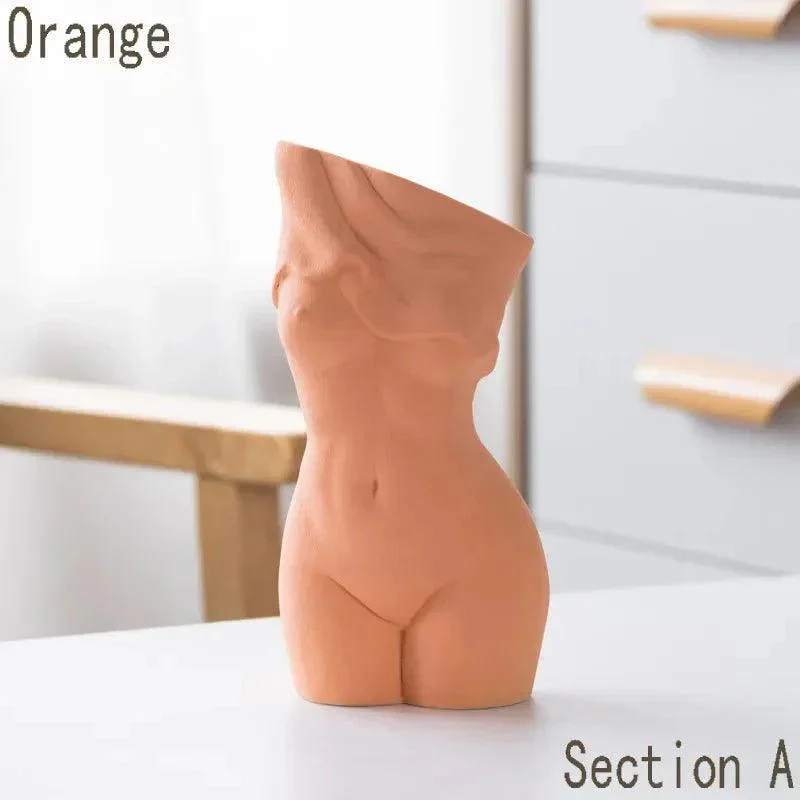 Beautiful Abstract Style Body Art Ceramic Vase -  - #tag1#