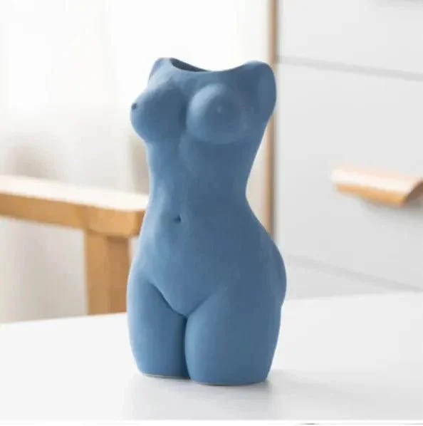 Beautiful Abstract Style Body Art Ceramic Vase -  - #tag1#