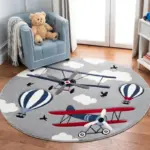 Beautiful Round Kids Rug tag1