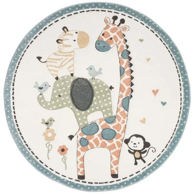 Beautiful Round Kids Rug -  - #tag1#