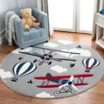 Beautiful Round Kids Rug tag1