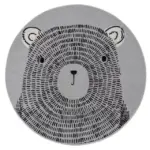 Beautiful Round Kids Rug tag1