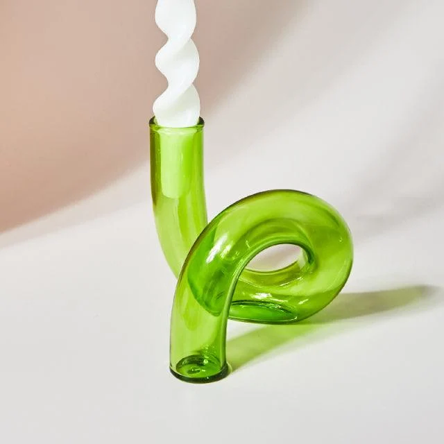Beautiful Spiral Glass Vase -  - #tag1#