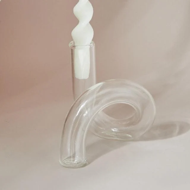 Beautiful Spiral Glass Vase -  - #tag1#