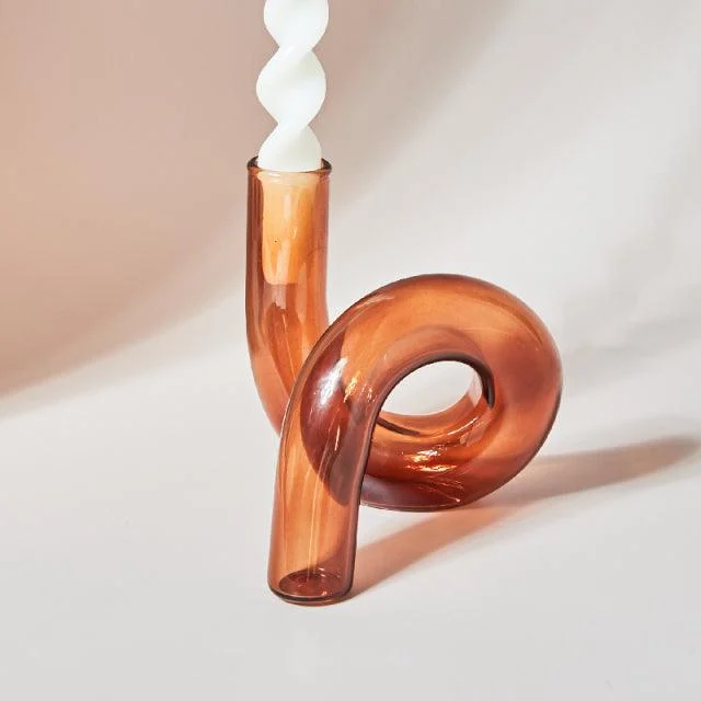 Beautiful Spiral Glass Vase -  - #tag1#