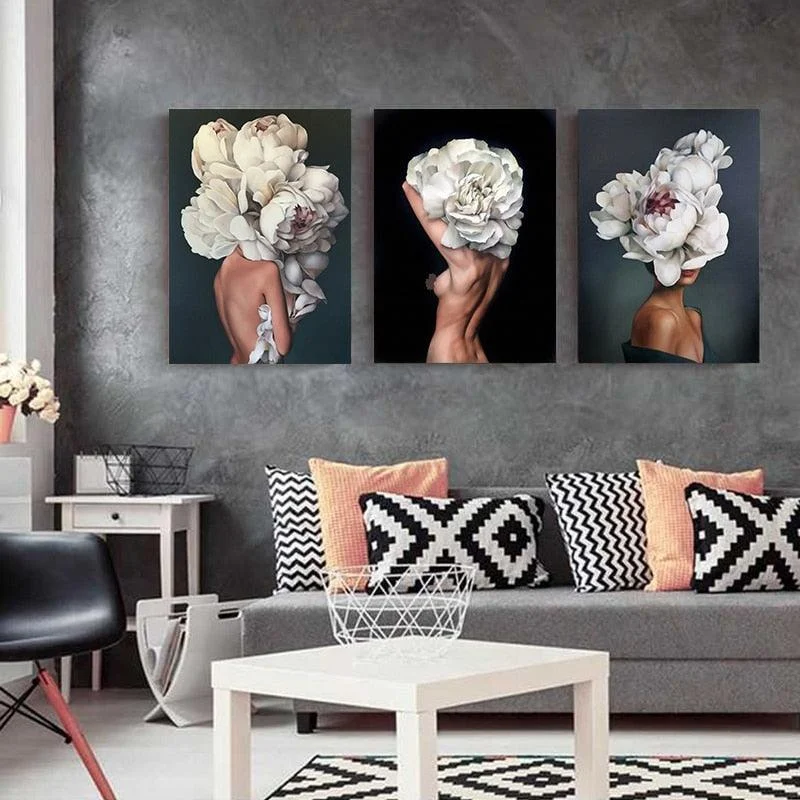 Beauty with Flowers -  - #tag1#