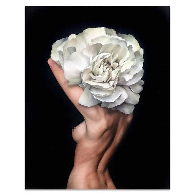 Beauty with Flowers -  - #tag1#