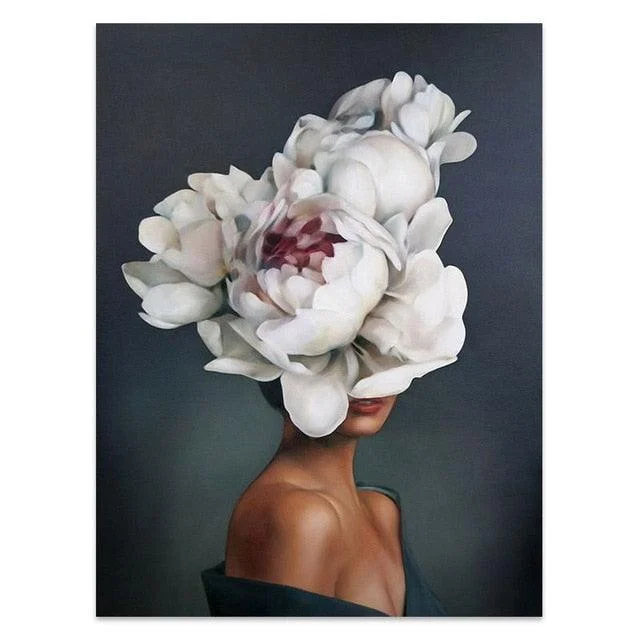 Beauty with Flowers -  - #tag1#