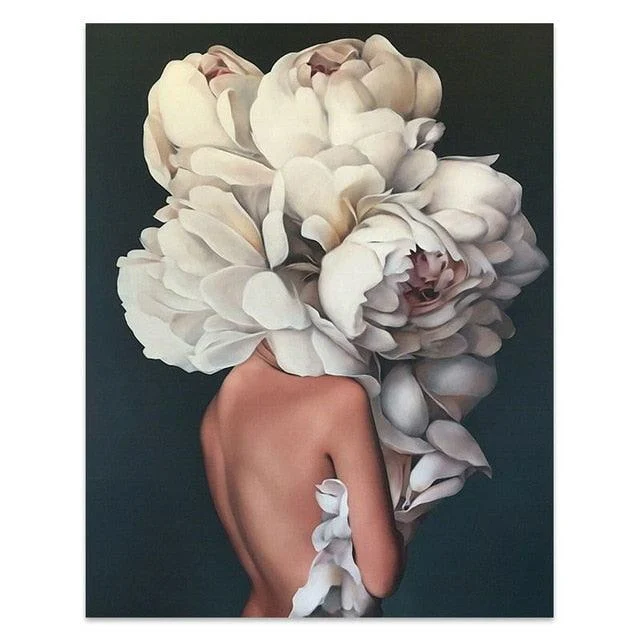 Beauty with Flowers -  - #tag1#