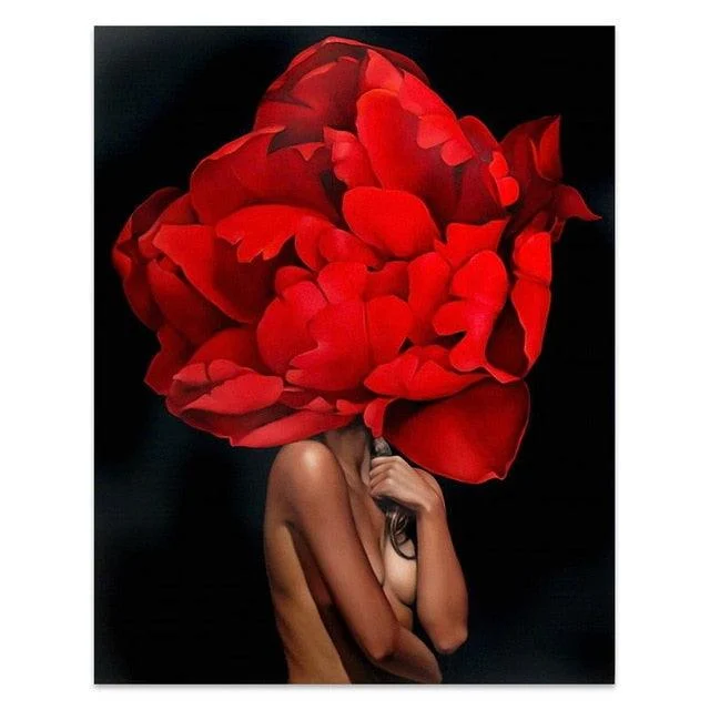 Beauty with Flowers -  - #tag1#