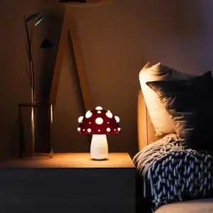 Bedroom lamp - GlowMush - Mushroom design - Peaceful atmosphere