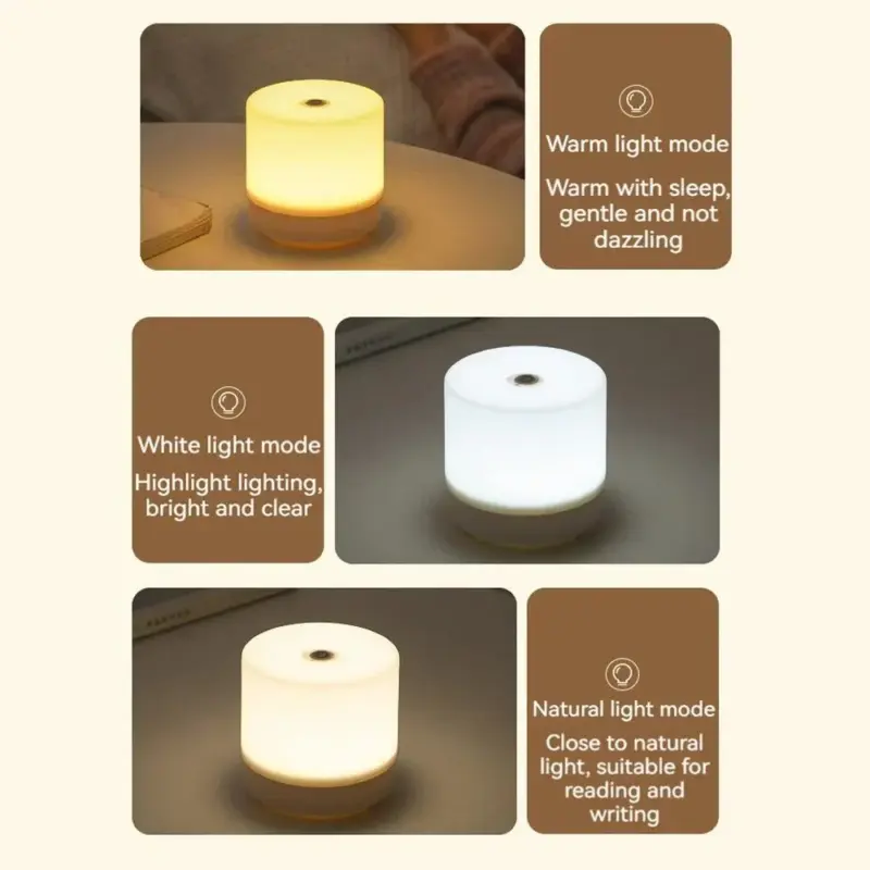 Bedside Lamp Lumina USB Touch Dimming LED Night Light tag1