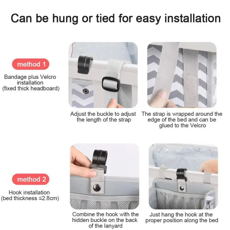 Bedside Organizer Storage Bag tag1