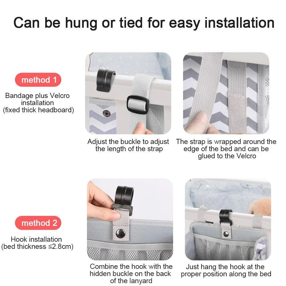 Bedside Organizer - Storage Bag -  - #tag1#