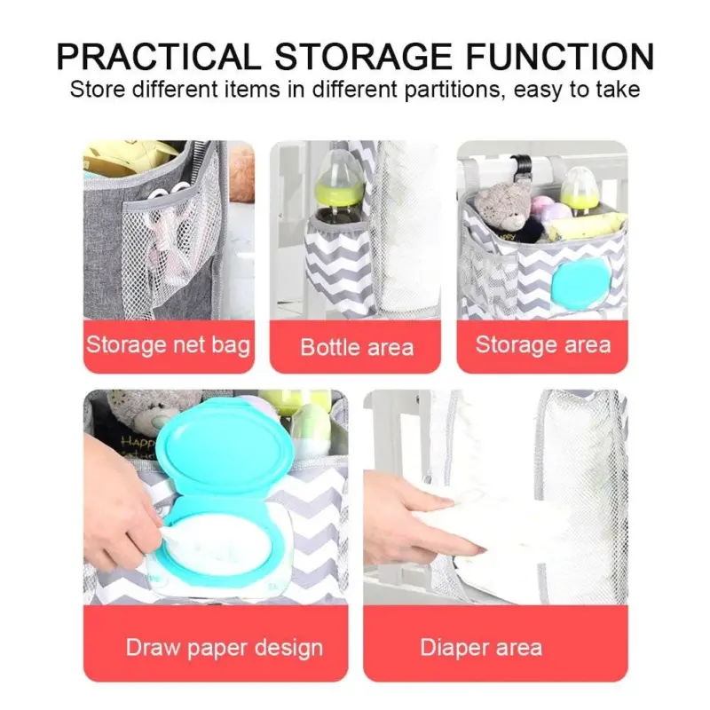 Bedside Organizer Storage Bag tag1