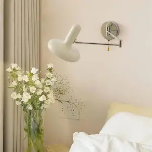 Bedside Wall Lamp Cream style Nordic - 