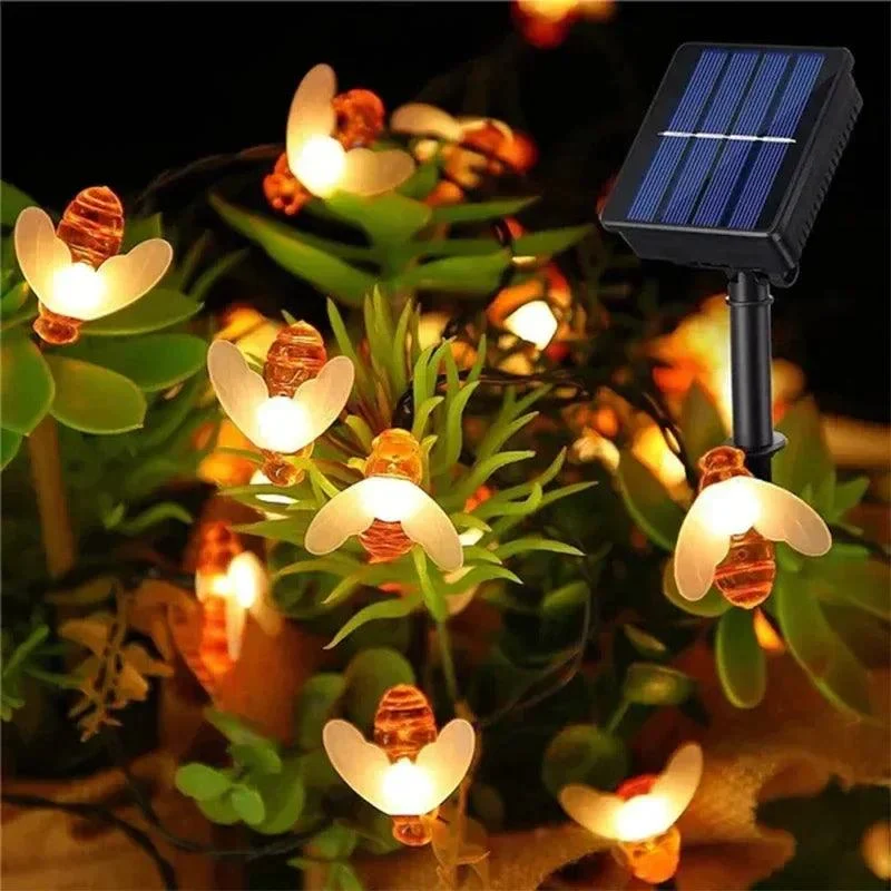 BeeGlow - solar fairy lights for outside -