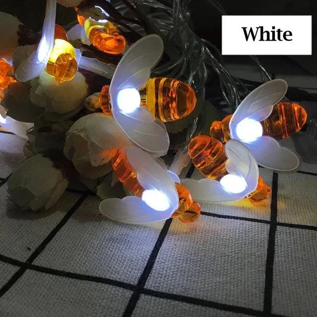 BeeGlow - solar fairy lights for outside -