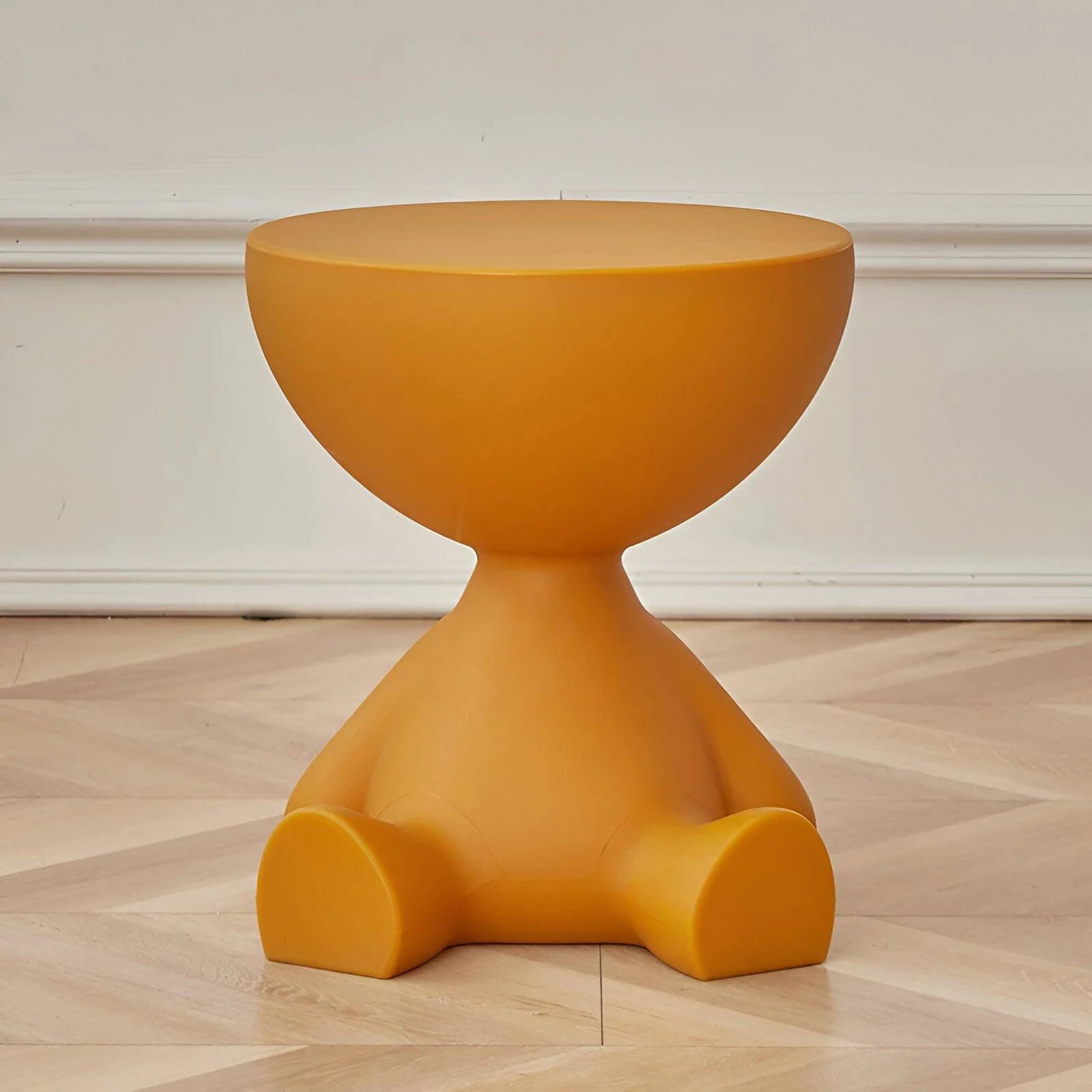 Beef Cream Side Table - Black Round Coffee Table - Cute Plastic Side Table -  - #tag1#