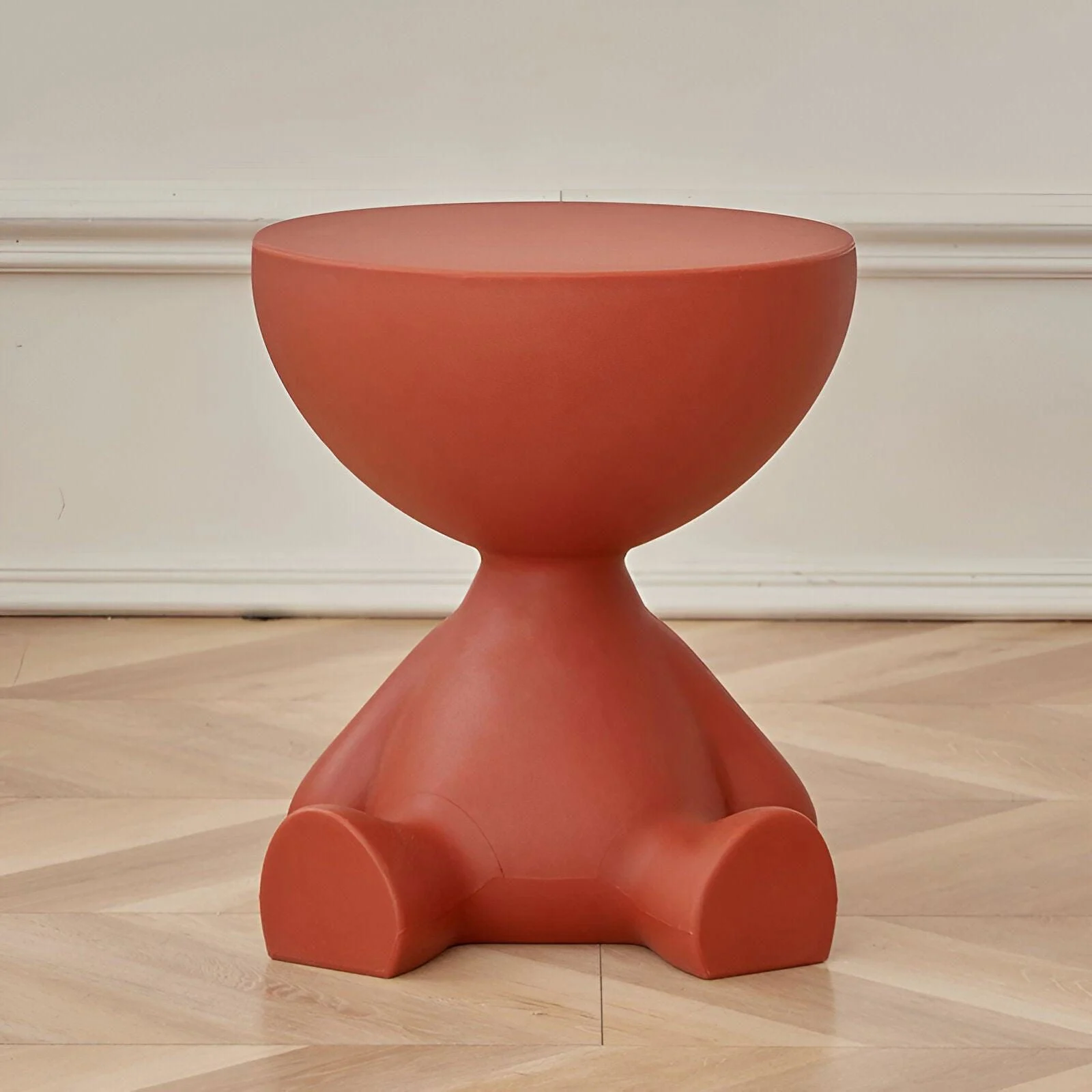 Beef Cream Side Table - Black Round Coffee Table - Cute Plastic Side Table -  - #tag1#