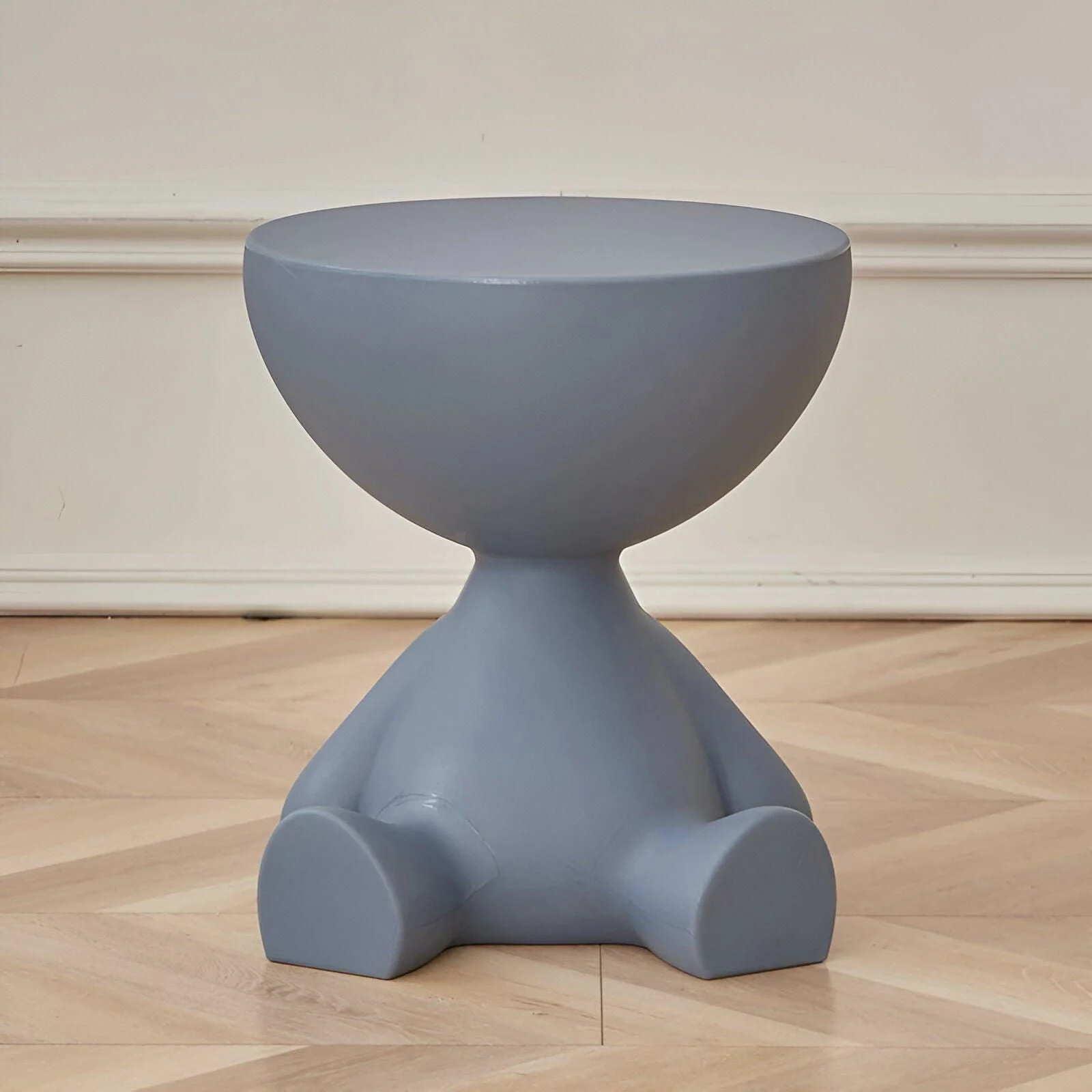 Beef Cream Side Table - Black Round Coffee Table - Cute Plastic Side Table -  - #tag1#