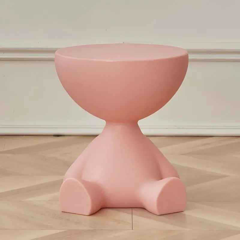 Beef Cream Side Table Black Round Coffee Table Cute Plastic Side Table tag1