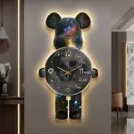 Beer light wall clock Luxury decoration with light tag1