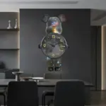 Beer light wall clock Luxury decoration with light tag1