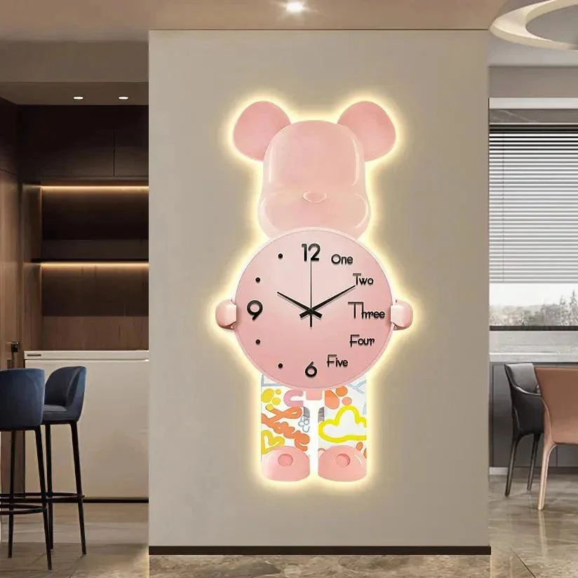 Beer light wall clock | Luxury decoration with light -  - #tag1#