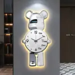 Beer light wall clock Luxury decoration with light tag1