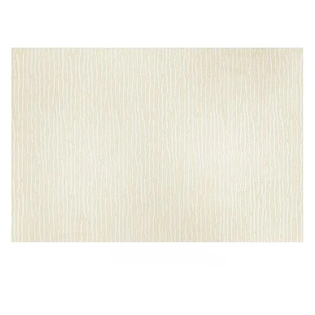 Beige Clean Minimal Striped Rug Carpet Large Area Bedroom Balcony -