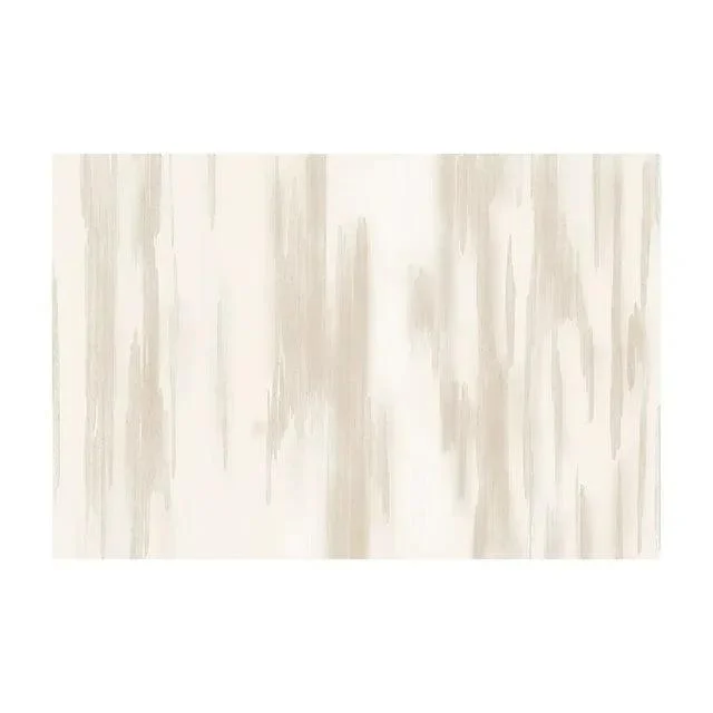 Beige Clean Minimal Striped Rug Carpet Large Area Bedroom Balcony -