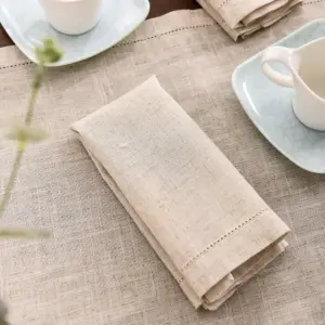 Beige Linen Napkins (12pc)