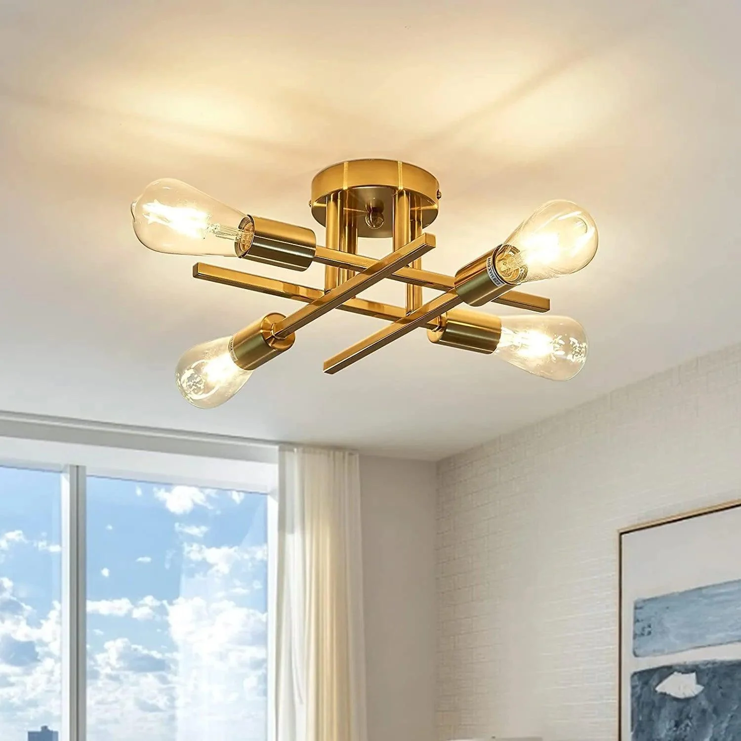 Belina Industrial Ceiling Lamp Chandelier -  - #tag1#