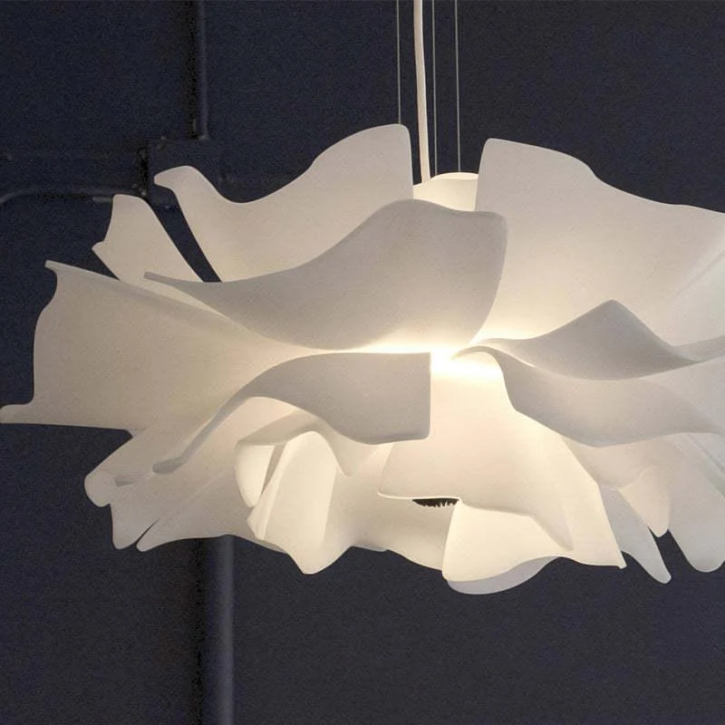 Bella Modern Design Pendant Lamp Flower White Metal Living Room Bedroom -  - #tag1#