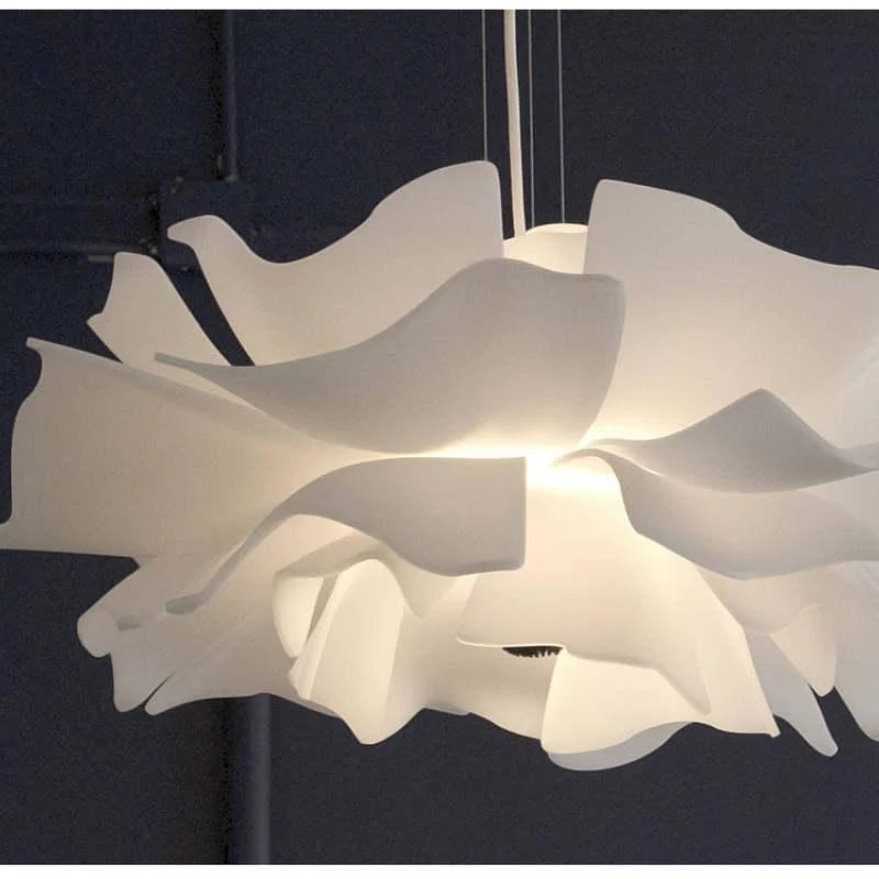 Bella Modern Design Pendant Lamp Flower White Metal Living Room Bedroom -  - #tag1#