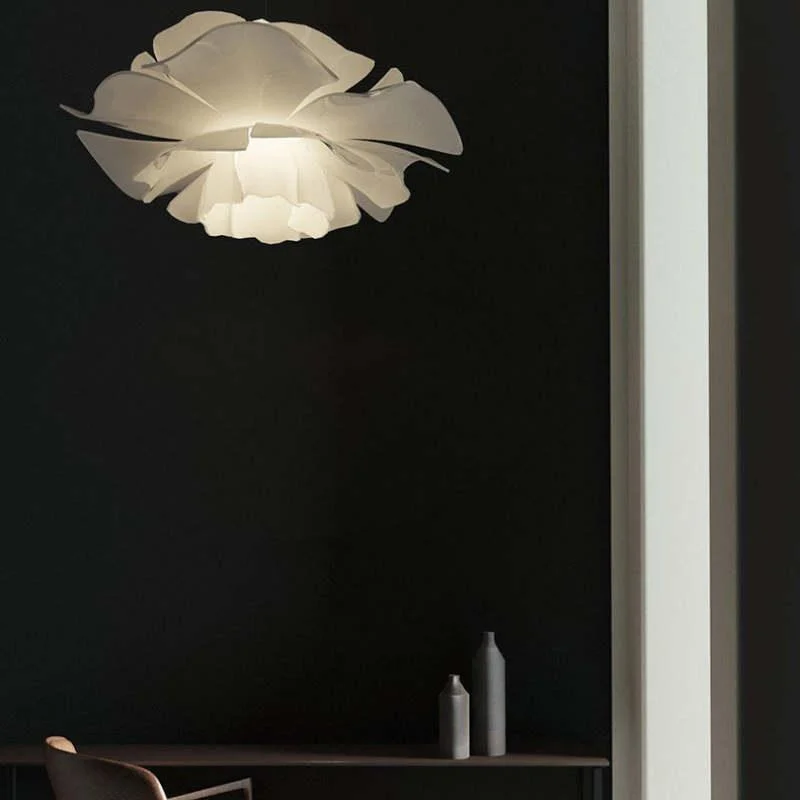 Bella Modern Design Pendant Lamp Flower White Metal Living Room Bedroom -  - #tag1#
