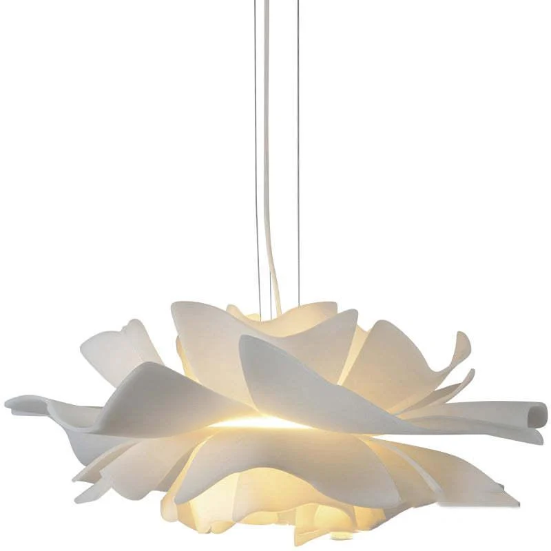 Bella Modern Design Pendant Lamp Flower White Metal Living Room Bedroom -  - #tag1#