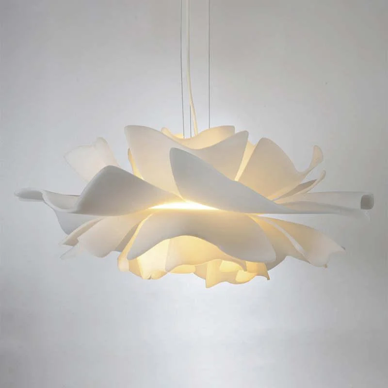 Bella Modern Design Pendant Lamp Flower White Metal Living Room Bedroom -  - #tag1#