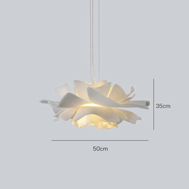 Bella Modern Design Pendant Lamp Flower White Metal Living Room Bedroom -  - #tag1#
