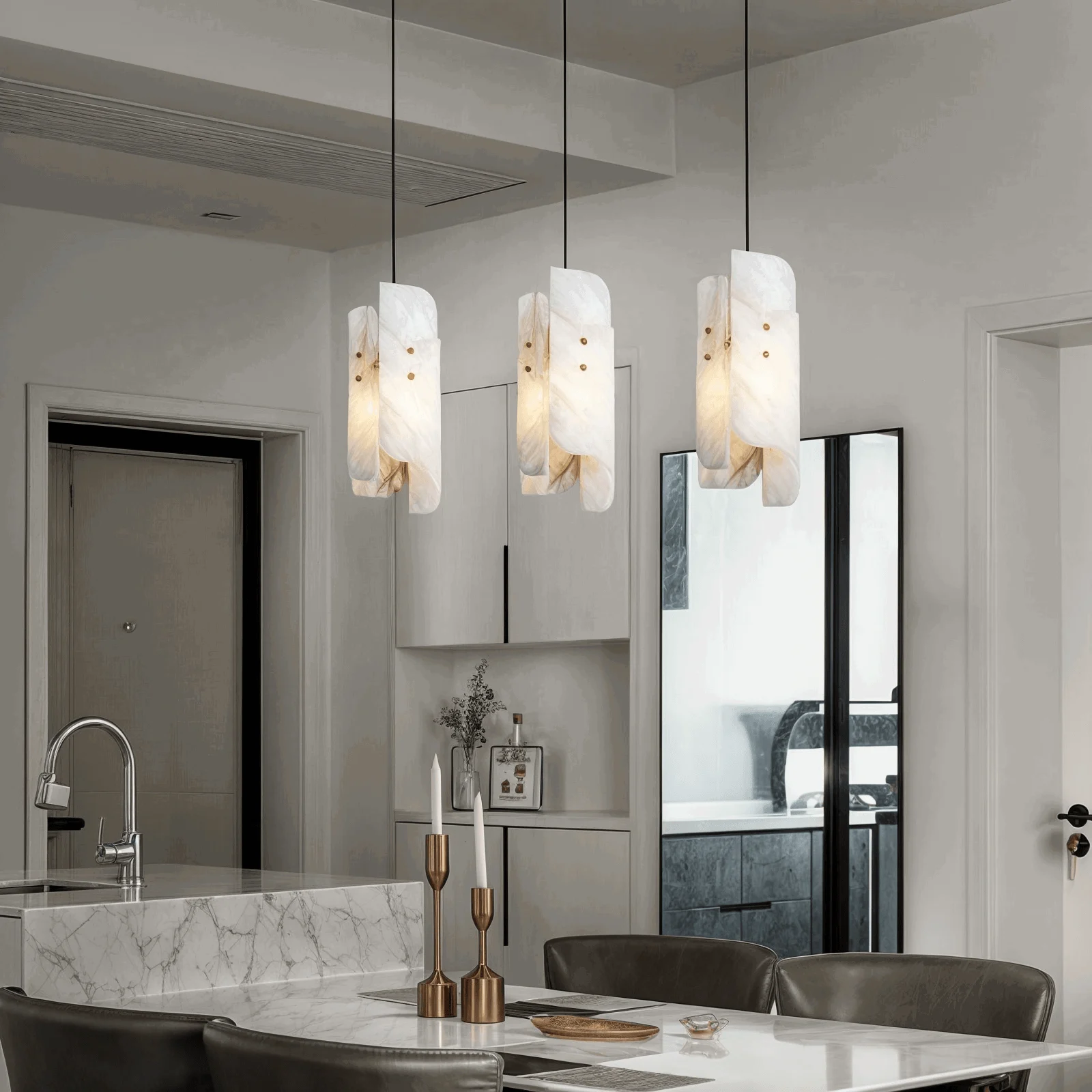 Belly Marble Lamp: Luxurious Lighting for an Elegant Interior -  - #tag1#