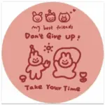Best Friends Pink Rabbit Ceramic Mug Set tag1